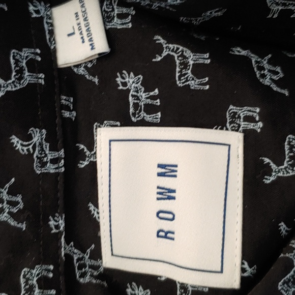 Rowm Men's Size Large Long Sleeve Buttondown - Picture 6 of 9